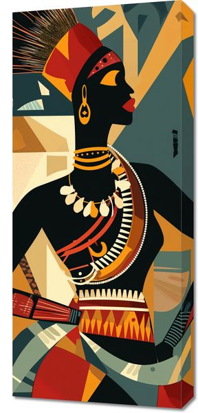 Obraz 40x90cm Afrykańska Mozaika zdjęcie 1