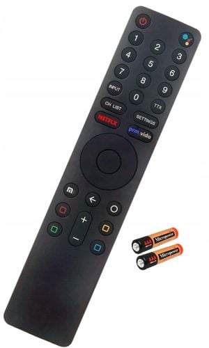 PILOT DO TELEWIZORA XIAOMI SMART TV GOOGLE NETFLIX BATERIE GRATIS na Arena.pl