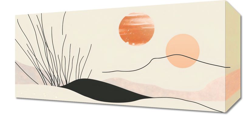 Obraz 40x20cm Miękkie Wzgórze zdjęcie 1