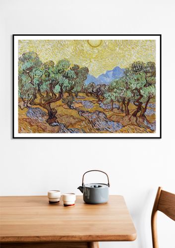 Plakat 40x30cm Olive Trees, Van Gogh Vintage do Salonu na Arena.pl