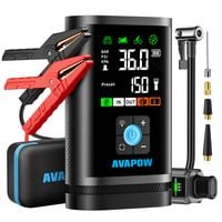Urządzenie rozruchowe 12V 3000A 59,2Wh 16000mAh Booster Jump Starter Avpaow