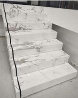 Płytki schodowe 120x30 MARMUR POŁYSK glamour BIEL
