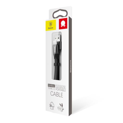 BASEUS | KABEL USB-C 23 CM KRÓTKI 3A TYPE - C na Arena.pl