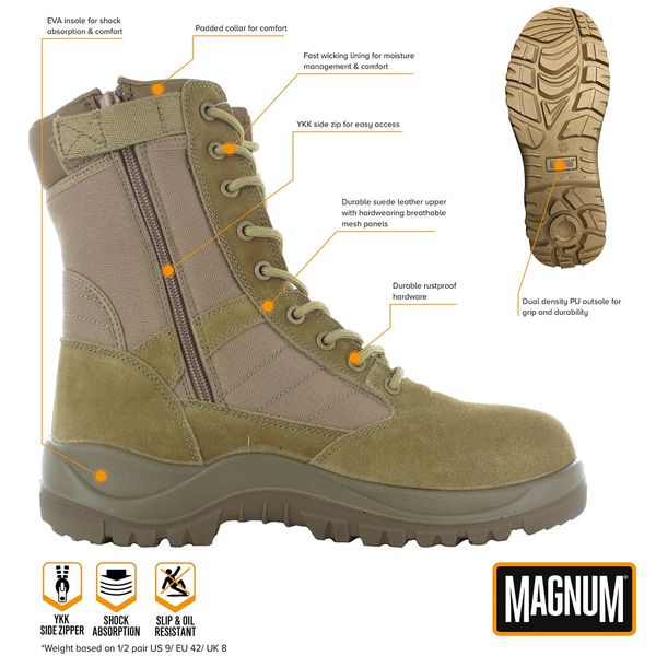 Buty trekkingowe wysokie magnum Centurion 8.0 Coyote 47 zdjęcie 4
