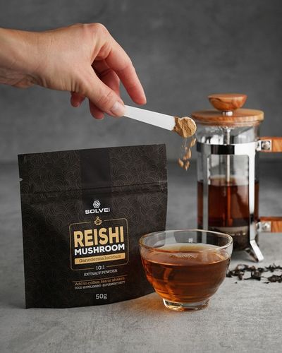 Reishi Ganoderma lucidum 50G SOLVE LABS Ekstrakt na Arena.pl