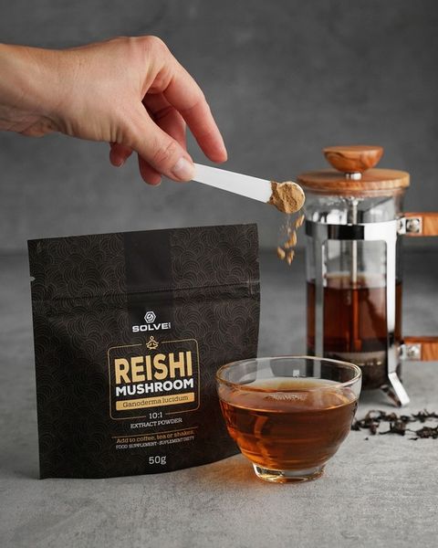 Reishi Ganoderma lucidum 50G SOLVE LABS Ekstrakt zdjęcie 3