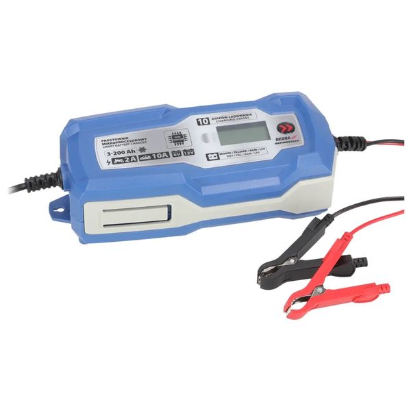 prostownik inteligentny 10a 6/12v - depm022lfp zdjęcie 1