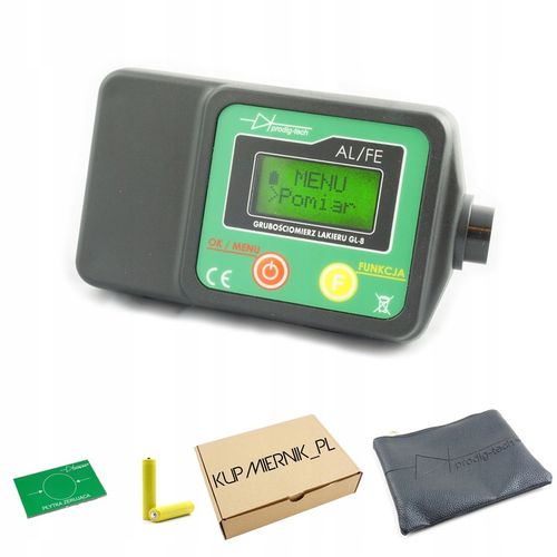 MIERNIK GRUBOŚCI LAKIERU TESTER CZUJNIK GL-8 na Arena.pl