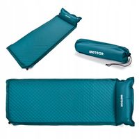 MATA SAMOPOMPUJĄCA MATERAC KARIMATA DMUCHANA METEOR 188x66x3,8 z poduszką