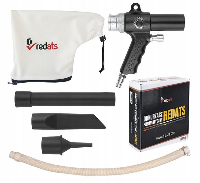 ODKURZACZ PNEUMATYCZNY Redats + Wtyk i 3 końcówki zdjęcie 1