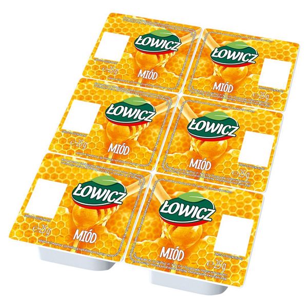 Łowicz Miód 6 x 25 g zdjęcie 1