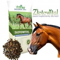 MUSLI Ziołowe Złotowital pasza dla Koni nerwowych alergicznych karma 20 kg