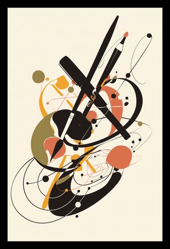 Plakat 20x30cm Abstrakcyjny Rapsod na Arena.pl