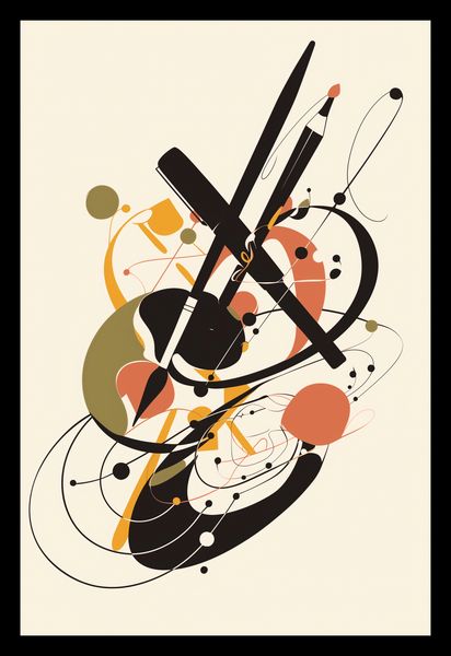 Plakat 20x30cm Abstrakcyjny Rapsod zdjęcie 2