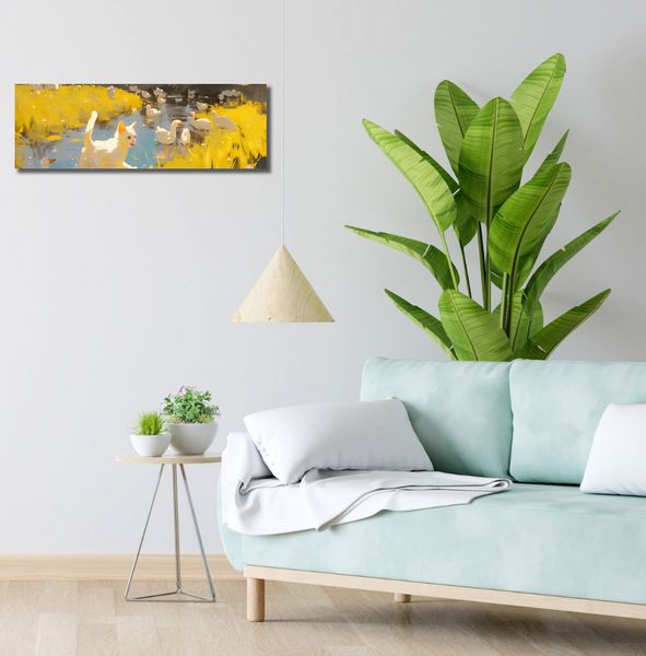 Obraz 70x20cm Słońce na Wsi zdjęcie 2