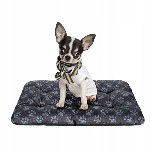 Legowisko dla psa poducha 70x50 ŁAPY LEN ! zdjęcie 1