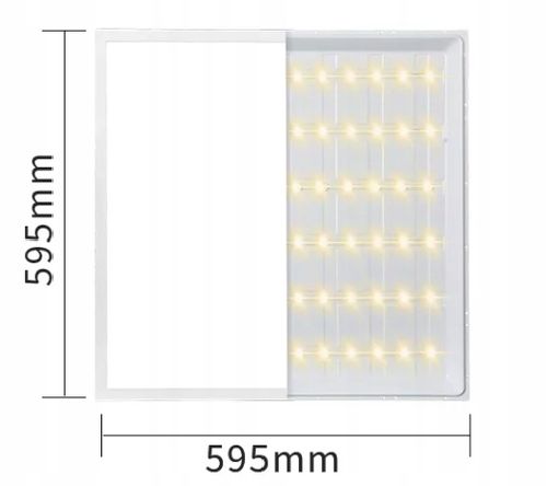 PANEL LED OPRAWA Kaseton Plafon Armstrong 60x60 40W 3600 lm na Arena.pl