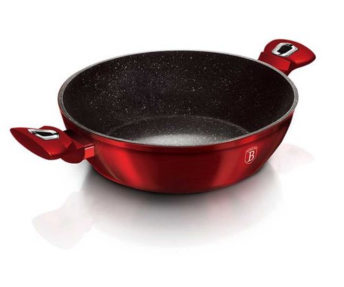 garnek granitowy 28cm berlinger haus red metallic line bh-1263 na Arena.pl