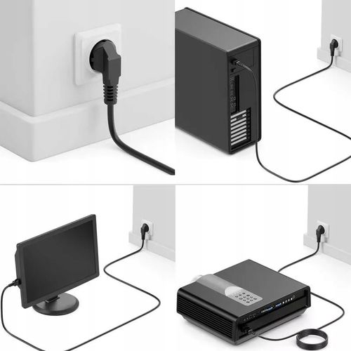 kabel zasilający przewód komputerowy 1,5m pc ups na Arena.pl