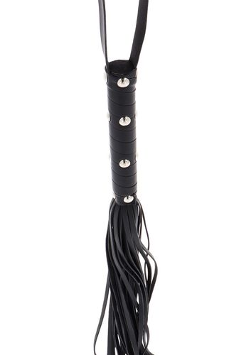 Long Studded Flogger Whip Black na Arena.pl