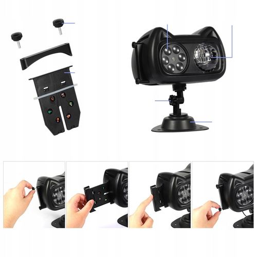 PROJEKTOR LED ŚWIĄTECZNY LASEROWY REFLEKTOR NA DOM RZUTNIK 72 WZORÓW+PILOT na Arena.pl