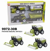 Zestaw Traktor Rolniczy  Dla Dzieci Zabawka Na Prezent 9972-30B