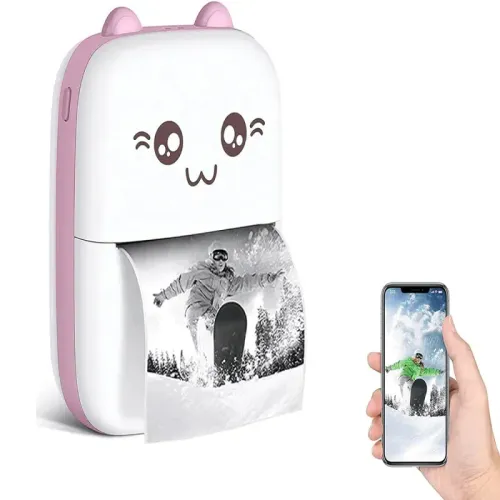 Mini drukarka termiczna bezprzewodowa przenośna drukuś do notatek na Arena.pl