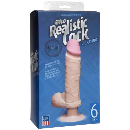 doc johnson realistic cock 15 cm ur3® z wibracjami i przyssawką na Arena.pl