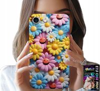 ETUI DO IPHONE 16e - KOLOROWE KWIATKI, STOKROTKI FUTERAŁ CASE