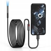 KAMERA INSPEKCYJNA ENDOSKOP FULL HD 1080p WIFI APP ANDROID IOS 8mm 3m