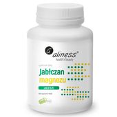 Aliness JABŁCZAN MAGNEZU z Witamina B6 (P-5-P) 100 kaps KOŚCI Mięśnie Serce
