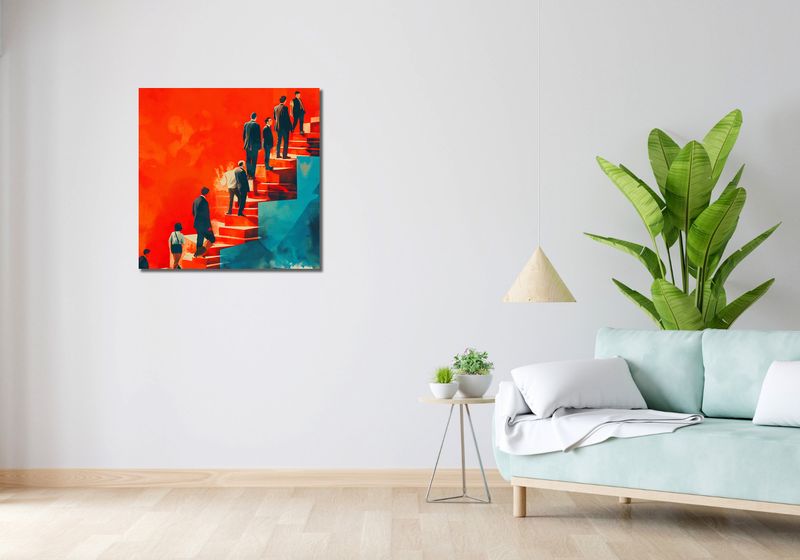 Obraz 70x70cm Metafory Sukcesu zdjęcie 2