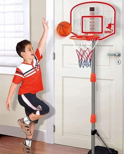 ZESTAW DO GRY W KOSZYKÓWKĘ w domu DUŻA KOSZYKÓWKA + PIŁKA cyfrowy licznik na Arena.pl