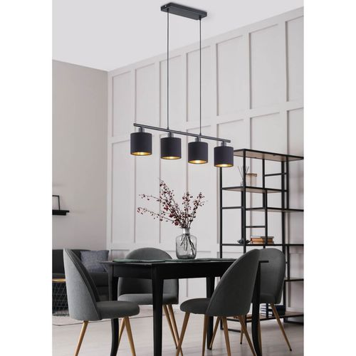 Czarny plafon do jadalni Tommy R80332079 natynkowe tuby ruchome na Arena.pl