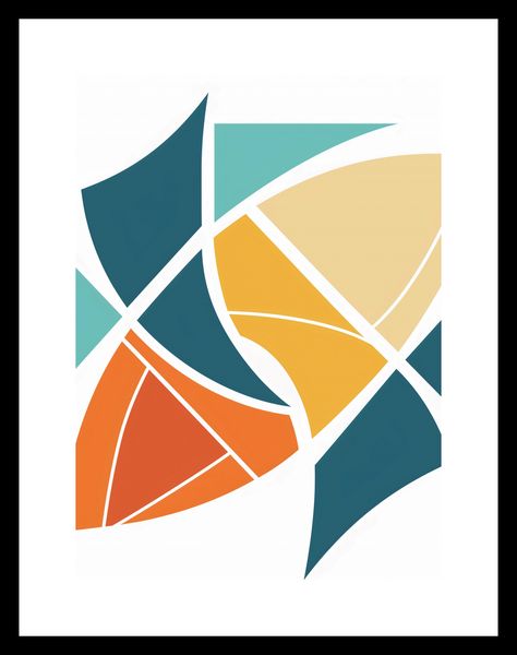 Plakat 40x55cm Geometria Wiatru zdjęcie 3