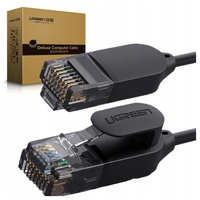 kabel sieciowy ugreen nw122 ethernet rj45, cat.6a, utp, 2m (czarny)