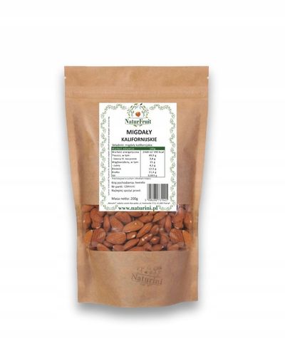 Migdały KALIFORNIJSKIE 1kg CAŁE 100% NATURALNE na Arena.pl