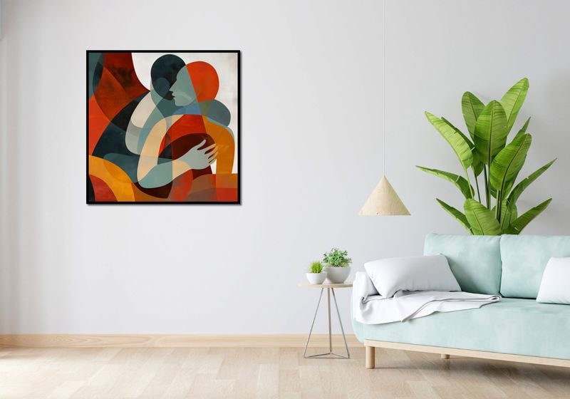 Plakat 90x90cm Objęcia zdjęcie 4