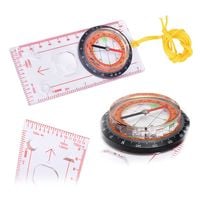 Kompas Mapowy busola z podziałką i lupą Mapnik