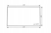 szyba przednia do ciągnika Ursus C-330 C-360 kabina Koźmin Z.Szyszka