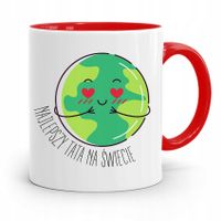 Kubek Czerwony Dla Taty Ojca Ukochany Tata Z Nadrukiem Ze Zdjęciem