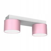 2X Lampa sufitowa DIXIE Pink/White 2xGX53