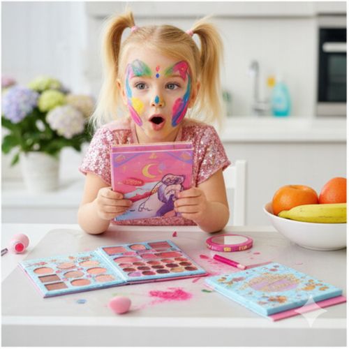 Zestaw kosmetyków dla dzieci 82kolory Paletka do makijażu małej księżniczki na Arena.pl