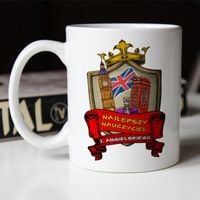 Kubek z nadrukiem - Najlepszy Nauczyciel języka angielskiego