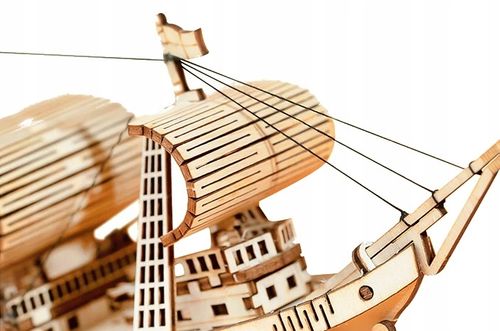 PUZZLE 3D MODEL DO SKŁADANIA STATEK ŻAGLOWIEC na Arena.pl