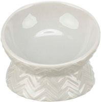 TRIXIE Miska ceramiczna podwyższona wysoka na karmę wodę psa kota szara 150