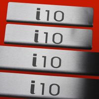 Listwa progowa HYUNDAI I10 MK1 Stal nierdzewna 304 mat 4szt