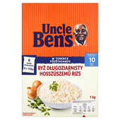 UNCLE BEN'S Ryż długoziarnisty. Produkt bezglutenowy. Torebka 8x125 g
