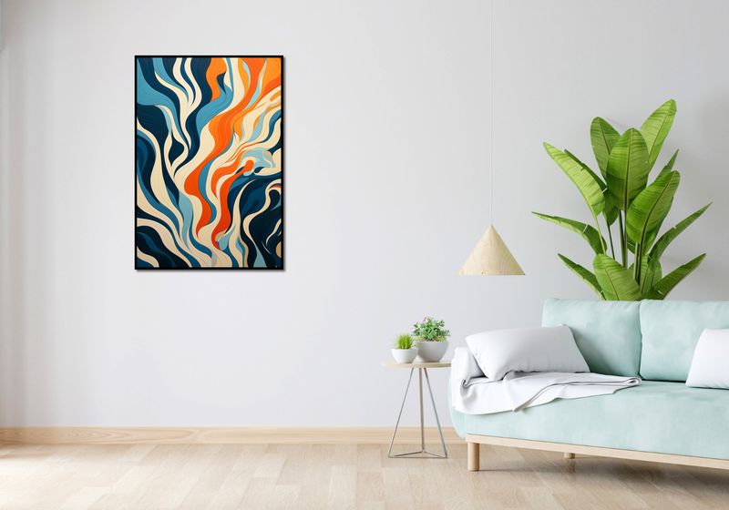 Plakat 68x98cm Oceaniczne Fale zdjęcie 4
