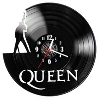 Zegar ścienny z płyty winylowej Queen 394.14